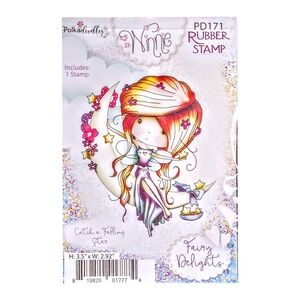 .🎄10/$20.  Winnie Catch a Falling Star. Rubber Stamp